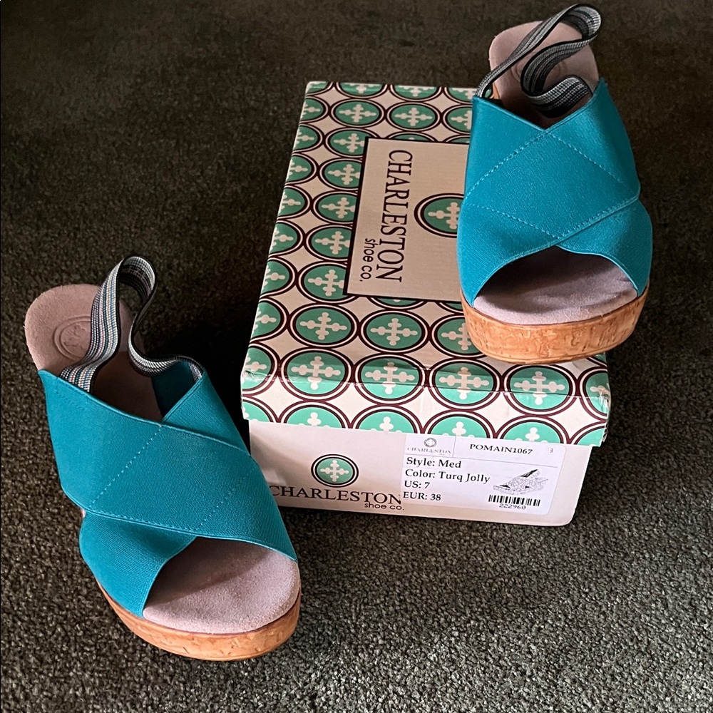 Women's Teal Sandals